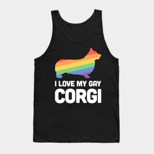 Corgi - Funny Gay Dog LGBT Pride Tank Top